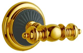 Крючок двойной Boheme Palazzo Nero золото 10156